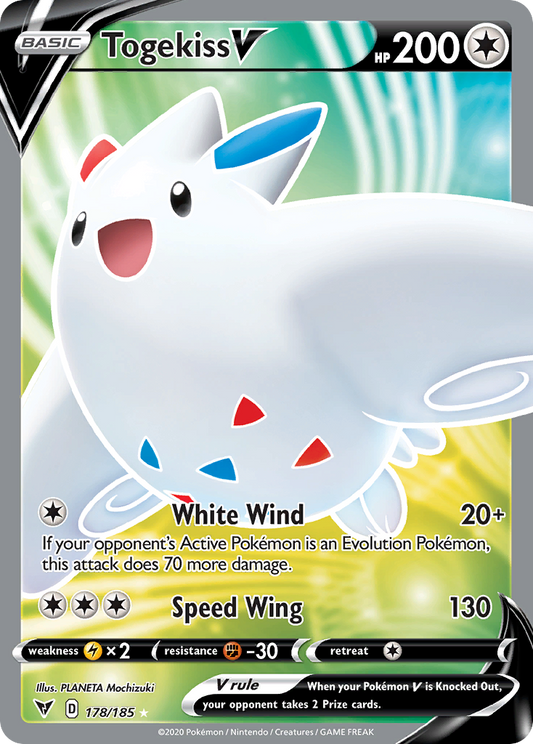 Togekiss V 178/185 Rare Ultra Vivid Voltage