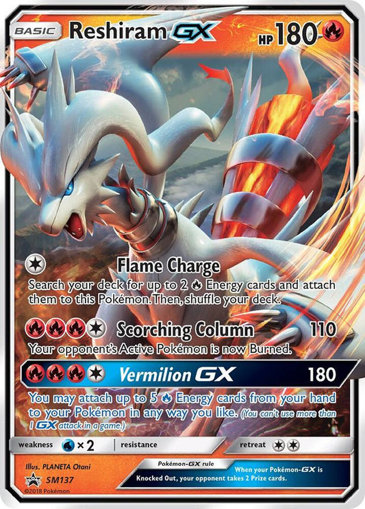 Reshiram GX - SM137 SM137 Promo SM Promos Pokémon card