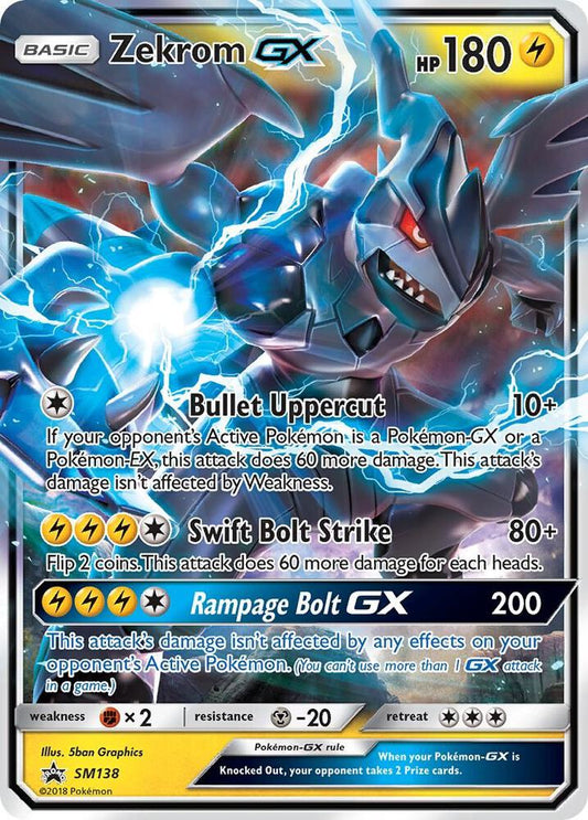Zekrom GX - SM138 SM138 Promo SM Promos Pokémon card
