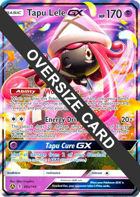 Tapu Lele GX - 60a/145 060a/145 Promo Jumbo Cards Pokémon card