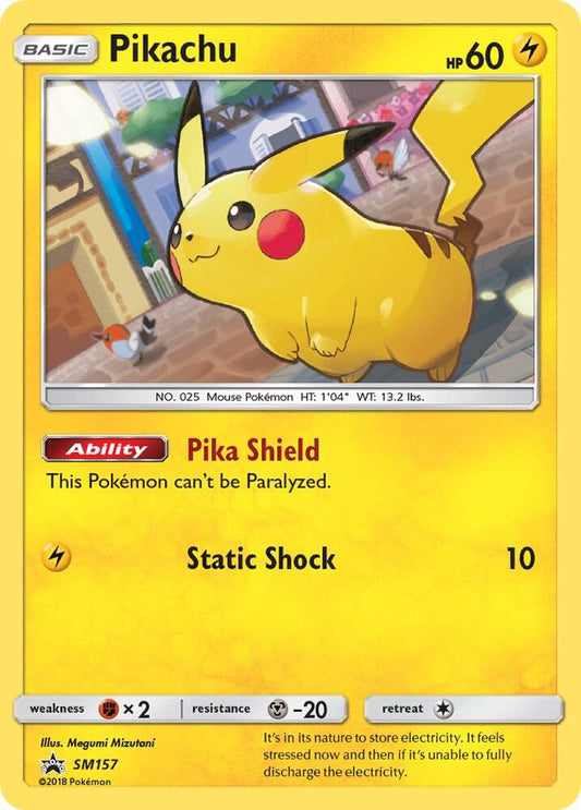 Pikachu - SM157 SM157 Promo SM Promos Pokémon card
