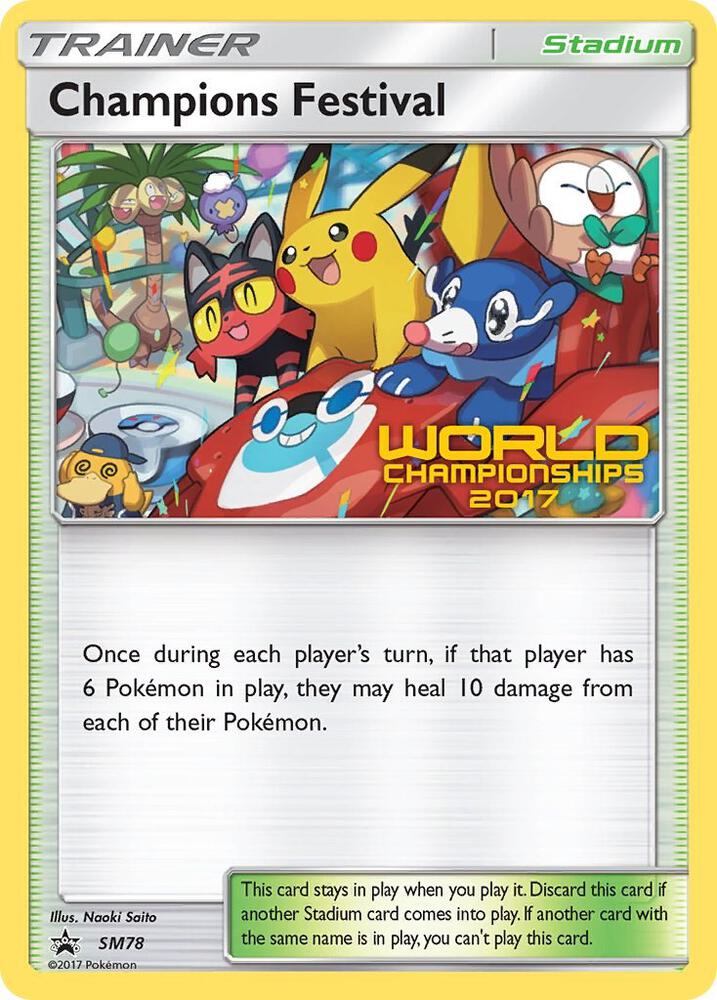 Champions Festival - SM78 (World Championships 2017) SM78 Promo SM Promos Pokémon card