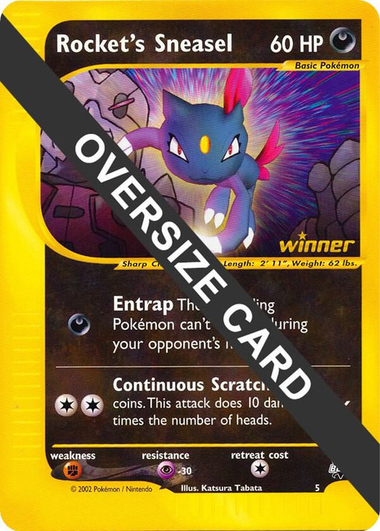 Rocket's Sneasel - 5 - 005 Promo Jumbo Cards