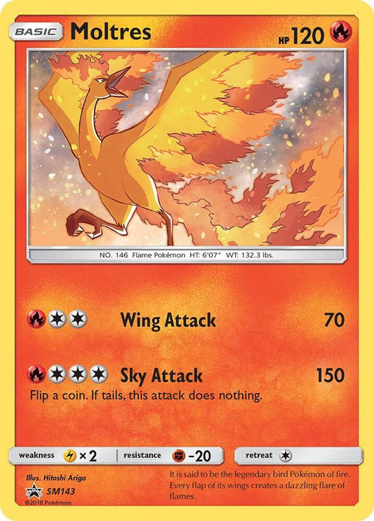 Moltres - SM143 SM143 Promo SM Promos Pokémon card