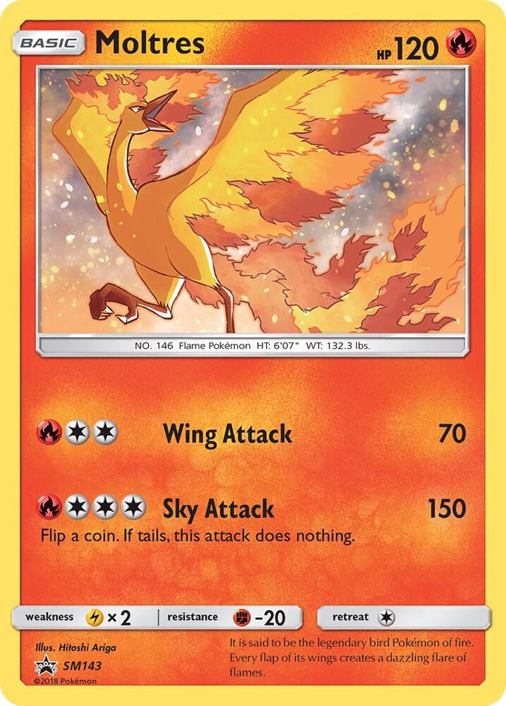 Moltres - SM143 SM143 Promo SM Promos Pokémon card
