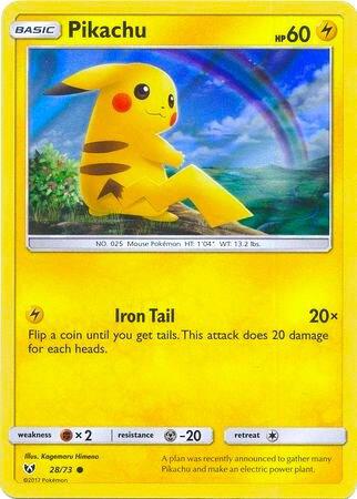Pikachu - 28/73 (Water Web Holo) 028/073 Promo Miscellaneous Cards & Products Pokémon card