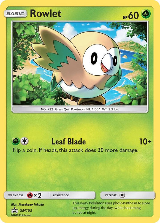 Rowlet - SM153 SM153 Promo SM Promos Pokémon card