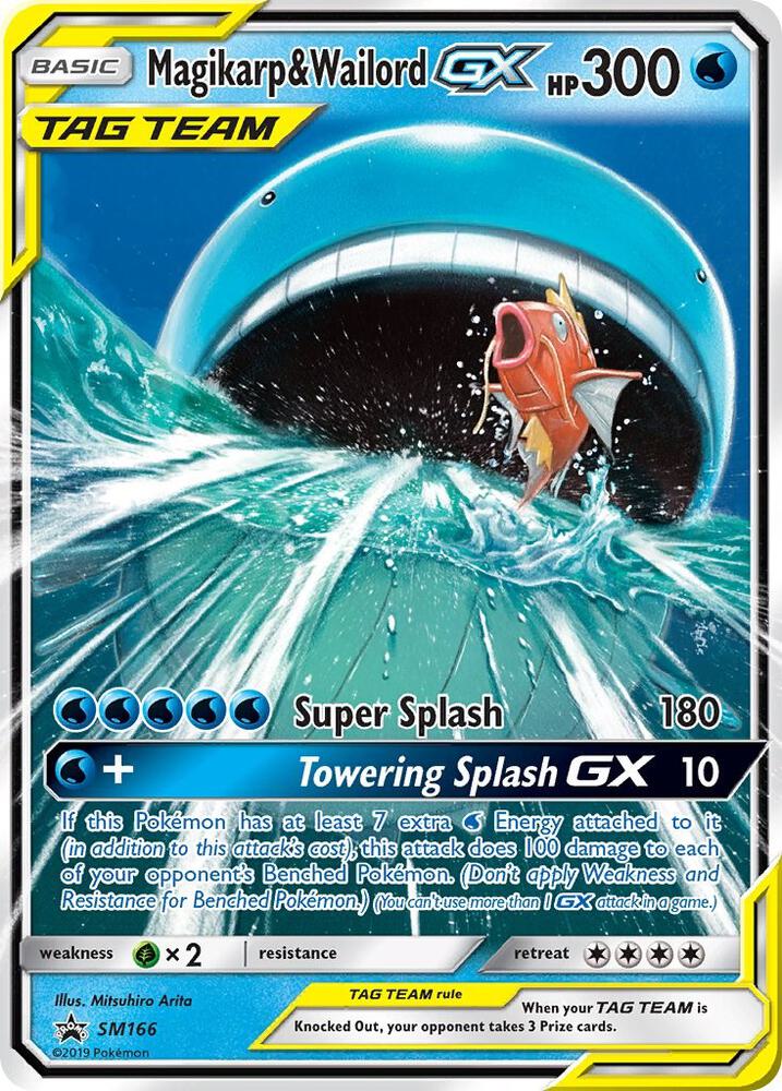 Magikarp & Wailord GX SM166 Promo SM Promos Pokémon card