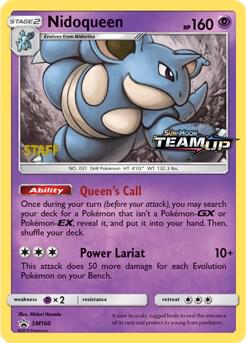 Nidoqueen - SM160 (Prerelease) [Staff] SM160 Promo SM Promos Pokémon card