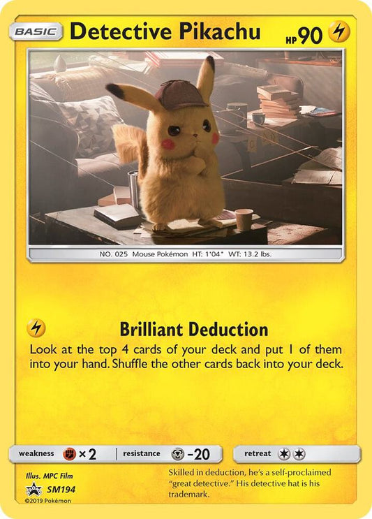 Detective Pikachu - SM194 SM194 Promo SM Promos Pokémon card