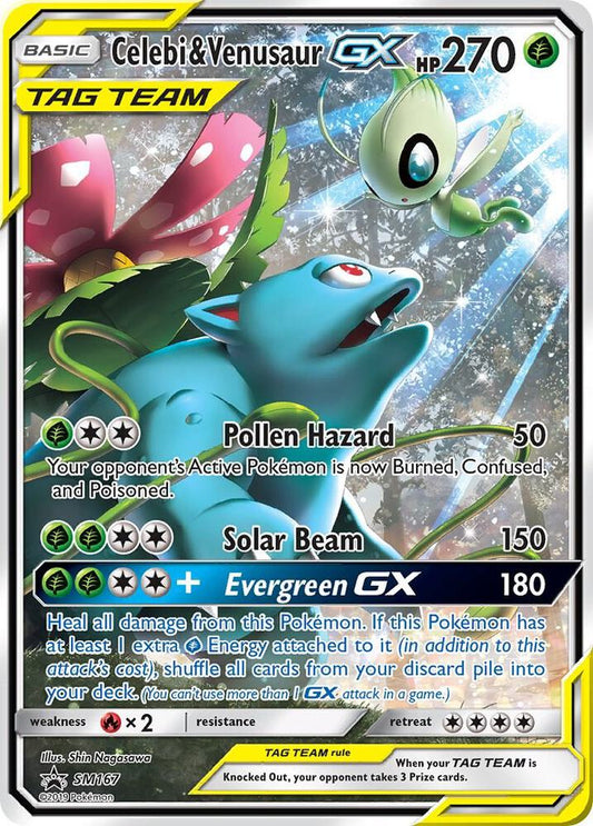 Celebi & Venusaur GX - SM167 SM167 Promo SM Promos Pokémon card