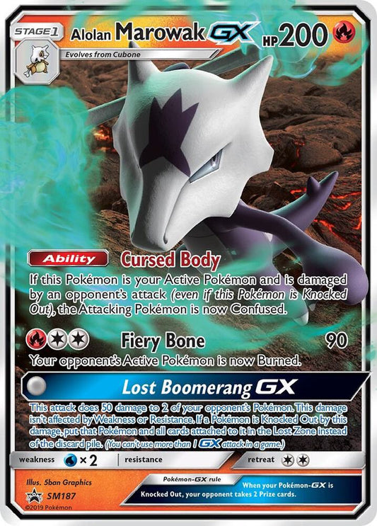 Alolan Marowak GX - SM187 SM187 Promo SM Promos Pokémon card