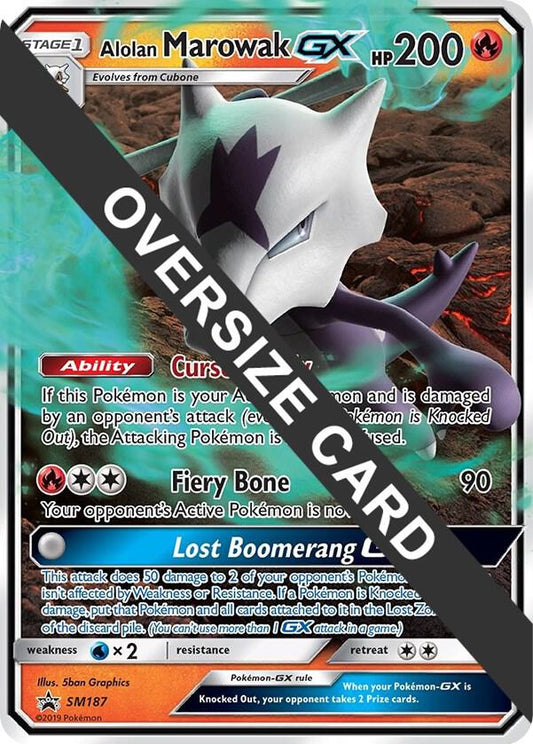 Alolan Marowak GX - SM187 - SM187 Promo Jumbo Cards