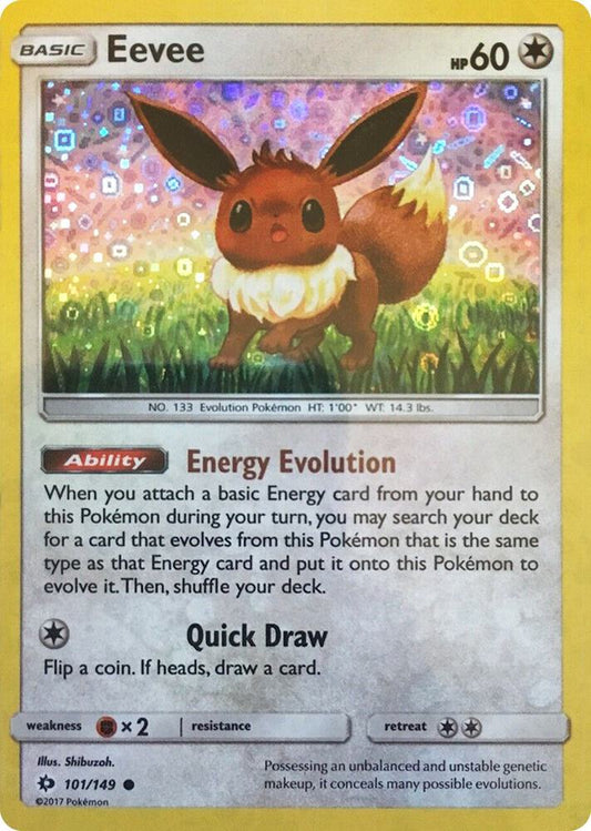 Eevee - 101/149 (General Mills Promo) 101/149 Promo Miscellaneous Cards & Products Pokémon card