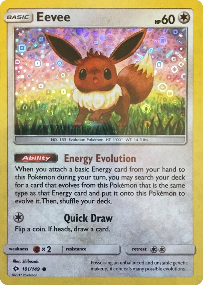 Eevee - 101/149 (General Mills Promo) 101/149 Promo Miscellaneous Cards & Products Pokémon card
