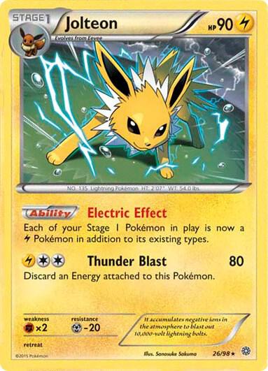 Jolteon - 26/98 (Cosmos Holo) Promo Miscellaneous Cards & Products