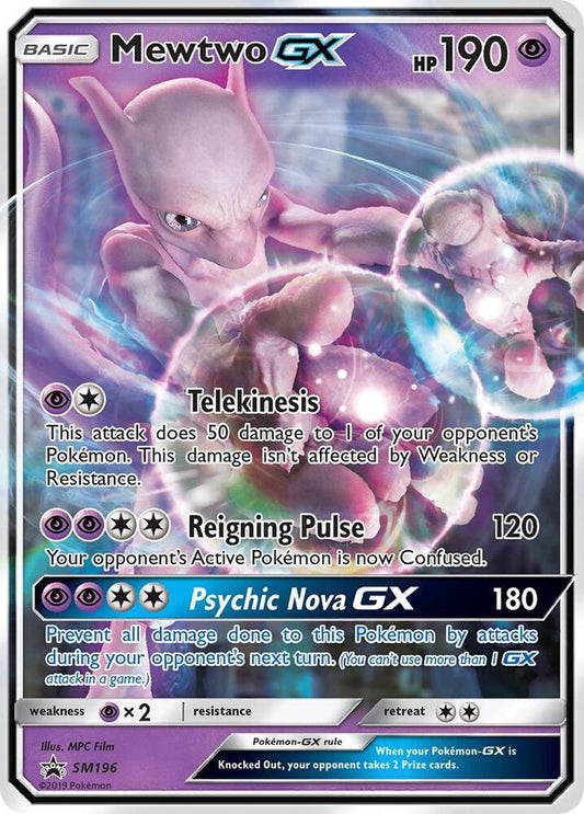 Mewtwo GX - SM196 SM196 Promo SM Promos Pokémon card