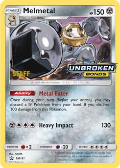 Melmetal - SM181 (Prerelease) [Staff] SM181 Promo SM Promos Pokémon card