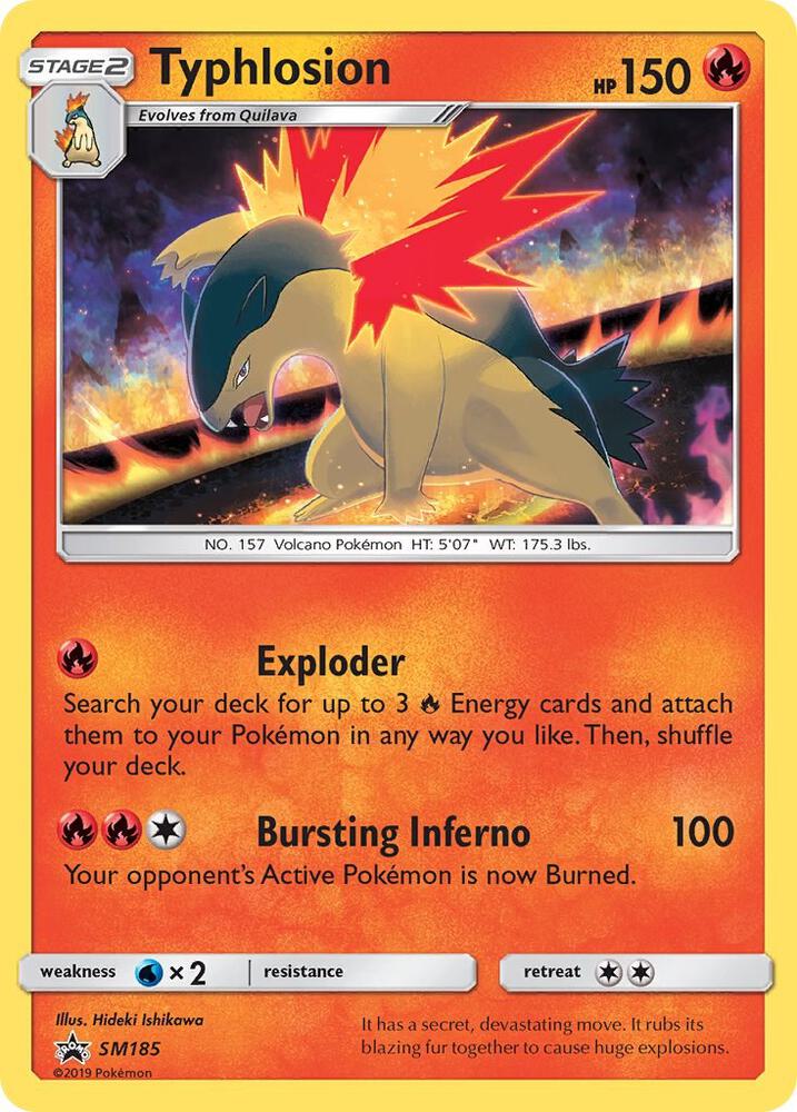 Typhlosion - SM185 SM185 Promo SM Promos Pokémon card