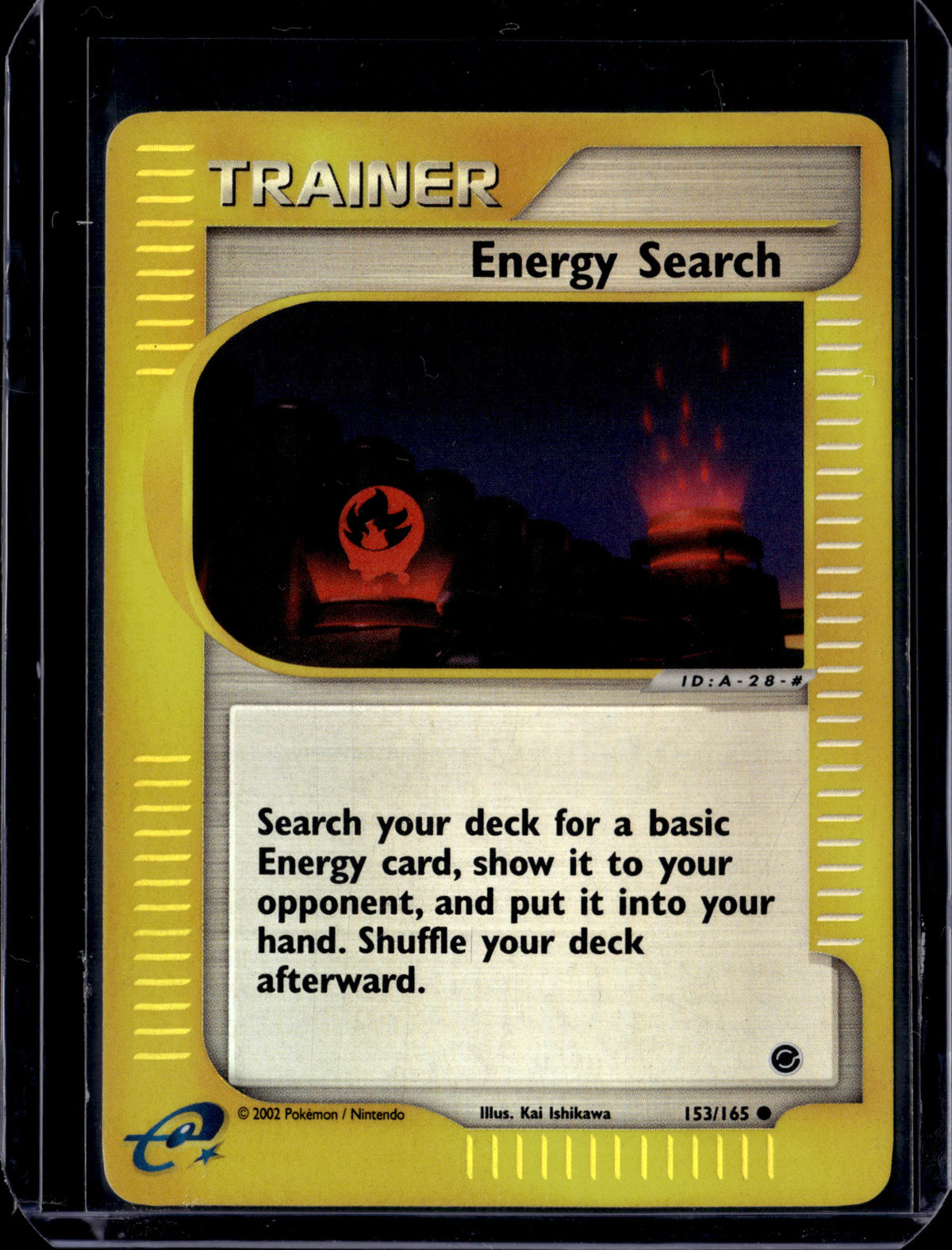 Energy Search Expedition #153/165 Reverse Holofoil Pokémon Card (front)