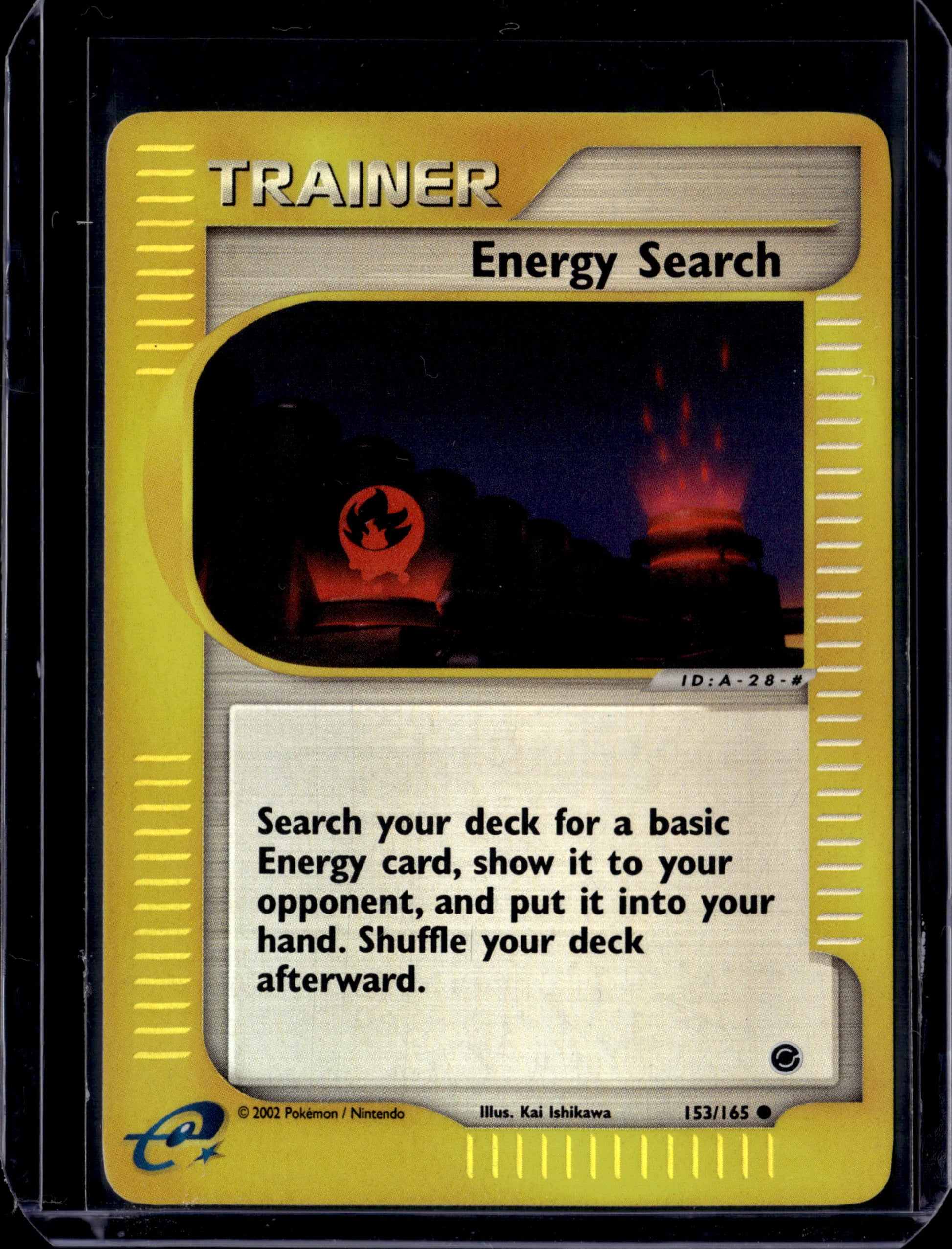 Energy Search Expedition #153/165 Reverse Holofoil Pokémon Card (front)