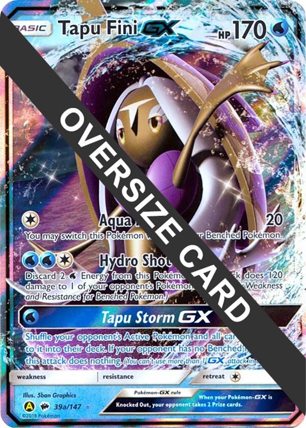 Tapu Fini GX - 39a/147 039a/147 Promo Jumbo Cards Pokémon card