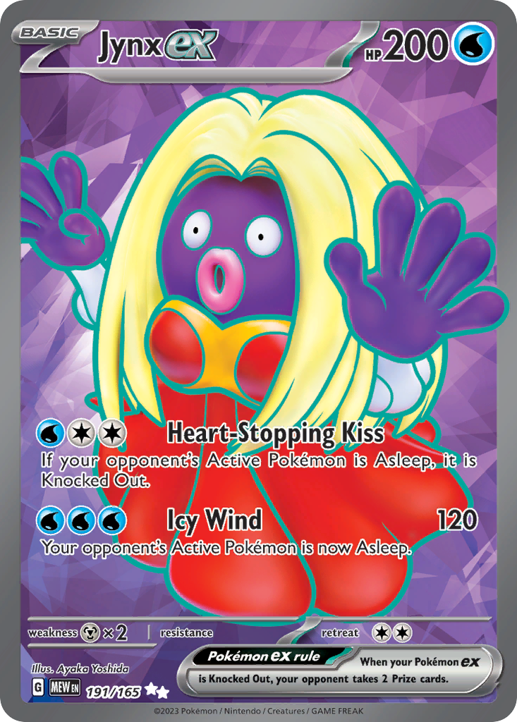 Jynx ex 191/165 Ultra Rare 151