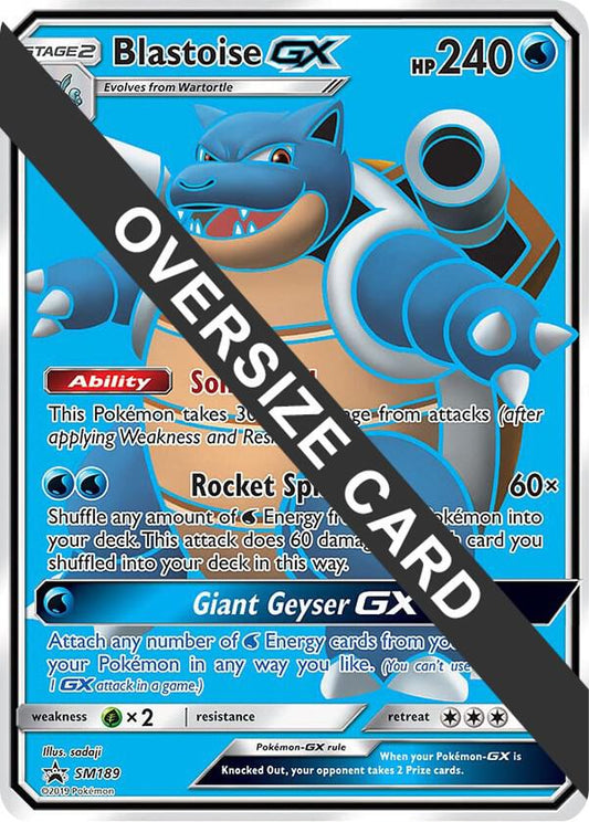 Blastoise GX - SM189 (Black Star Promos) - SM189 Promo Jumbo Cards