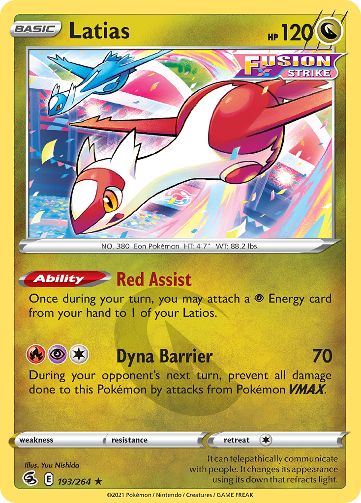 Latias 193/264 Rare Fusion Strike