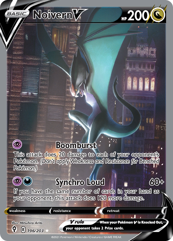 Noivern V 196/203 Rare Ultra Evolving Skies