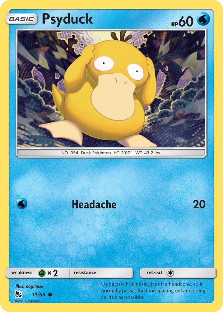 Psyduck 11/68 Common Hidden Fates Pokémon card