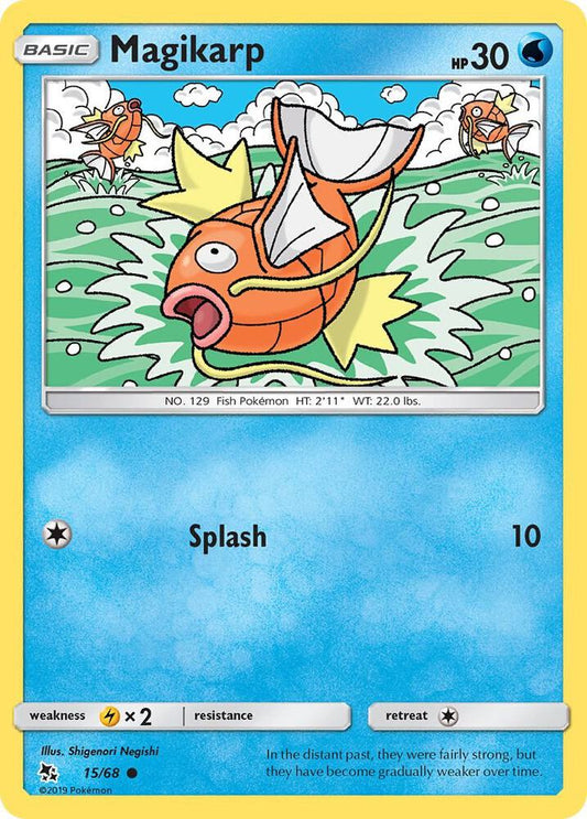 Magikarp 15/68 Common Hidden Fates Pokémon card