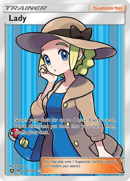 Lady SV86/SV94 Shiny Holo Rare Shiny Vault Pokémon card