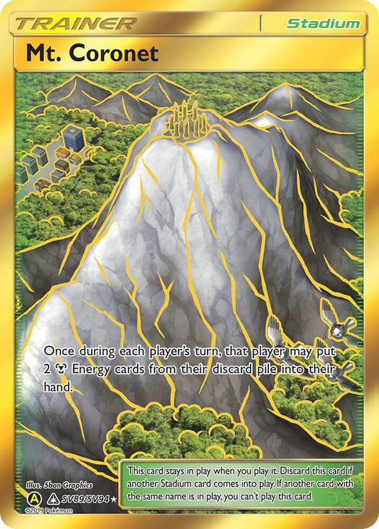 Mt. Coronet SV89/SV94 Shiny Holo Rare Shiny Vault Pokémon card