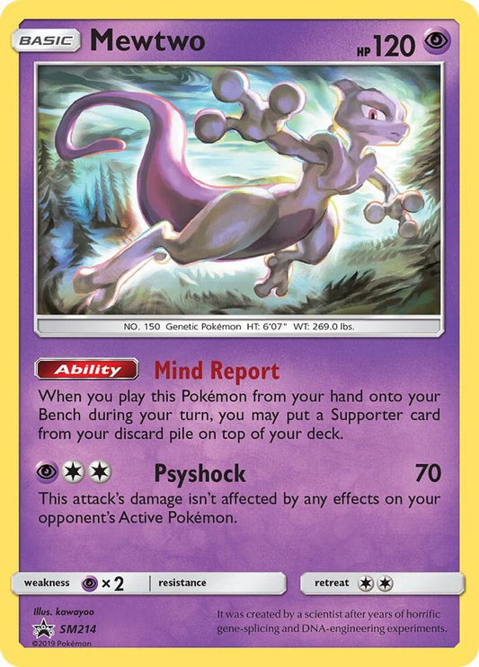 Mewtwo - SM214 SM214 Promo SM Promos Pokémon card