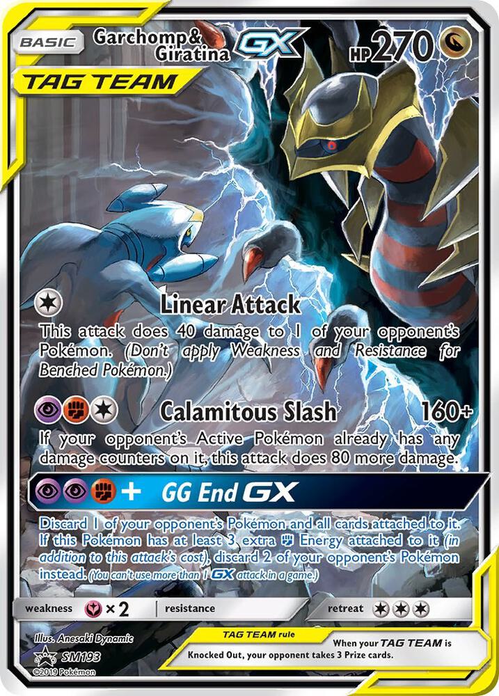 Garchomp & Giratina GX - SM193 SM193 Promo SM Promos Pokémon card