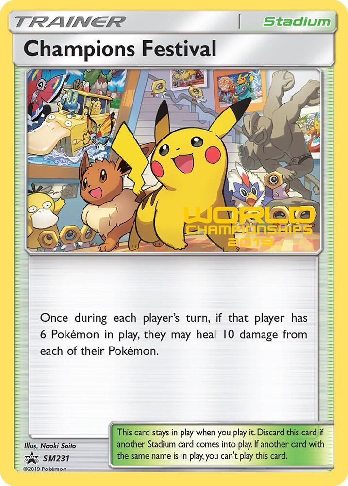 Champions Festival - SM231 (World Championships 2019) - SM231 Promo SM Promos