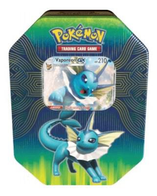 Elemental Power Tin [Vaporeon GX] Miscellaneous Cards & Products Pokémon card