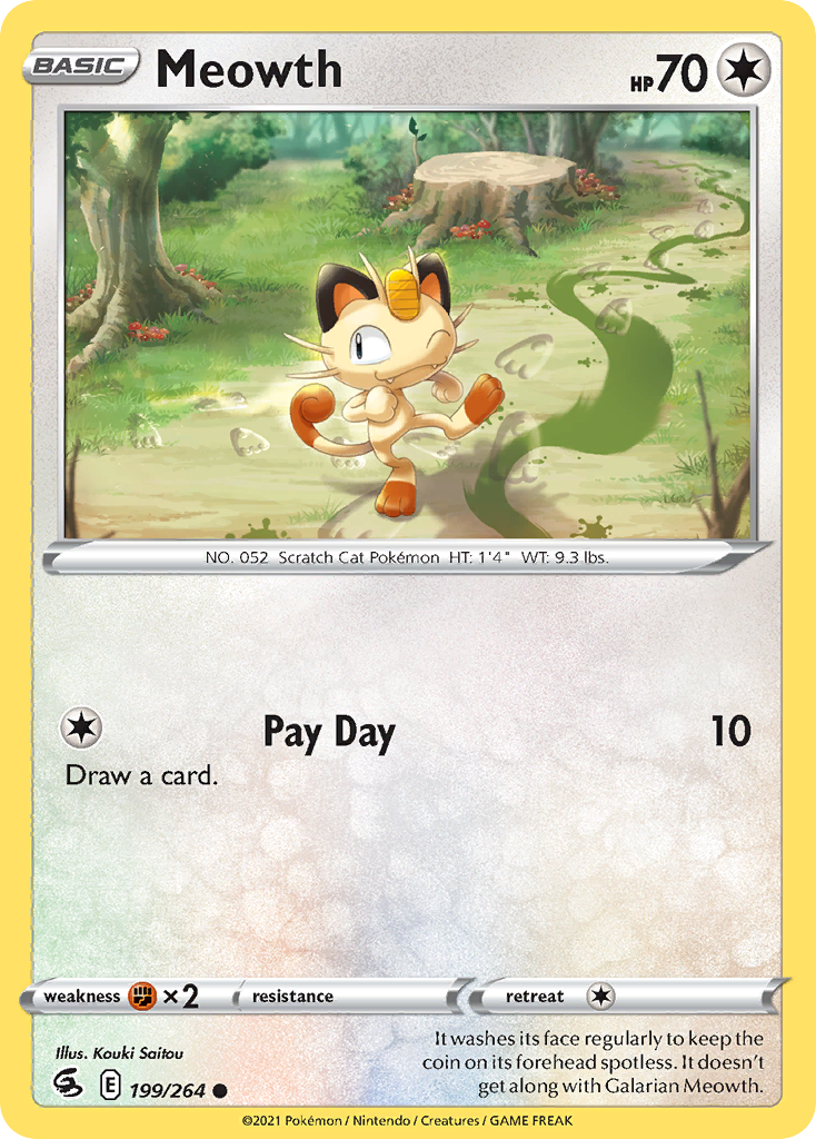 Meowth 199/264 Common Fusion Strike