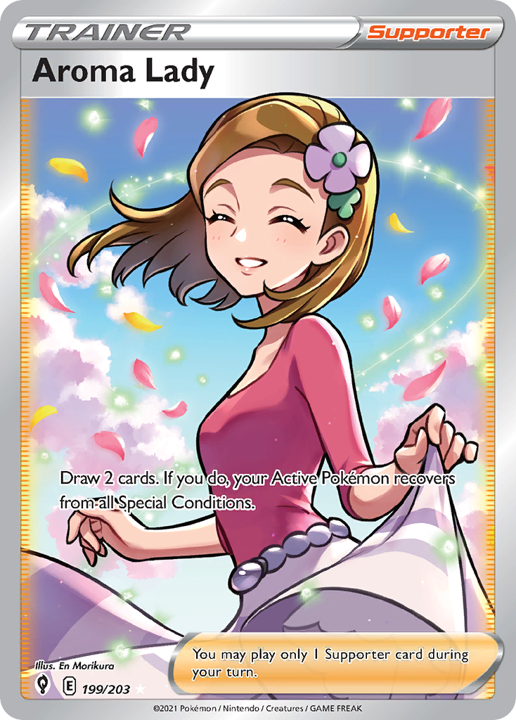 Aroma Lady 199/203 Rare Ultra Evolving Skies