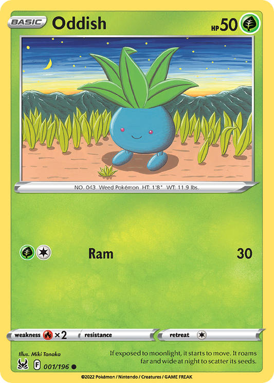 Oddish 001/196 Common Lost Origin