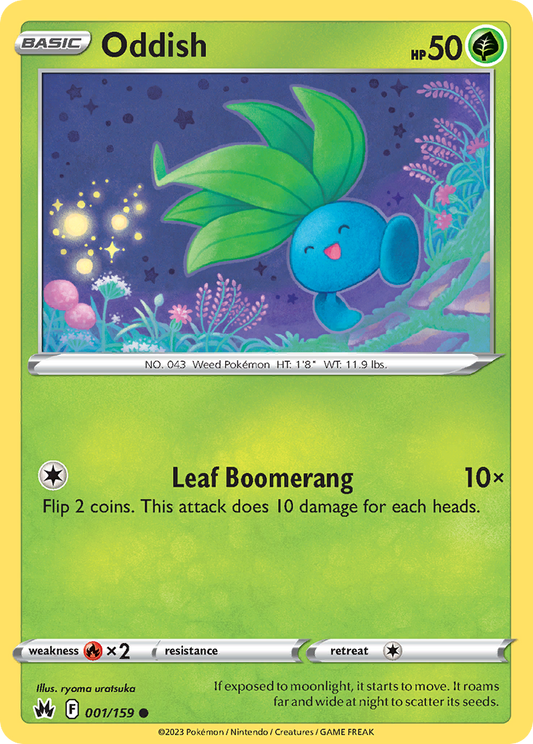 Oddish 001/159 Common Crown Zenith