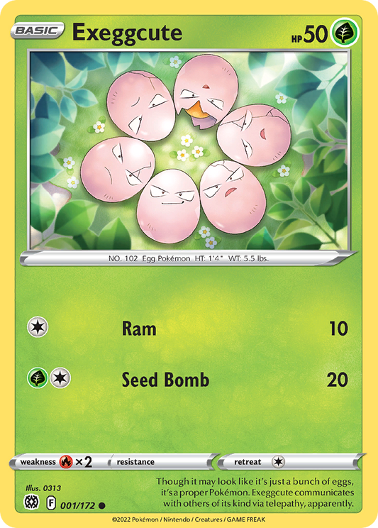 Exeggcute 001/172 Common Brilliant Stars