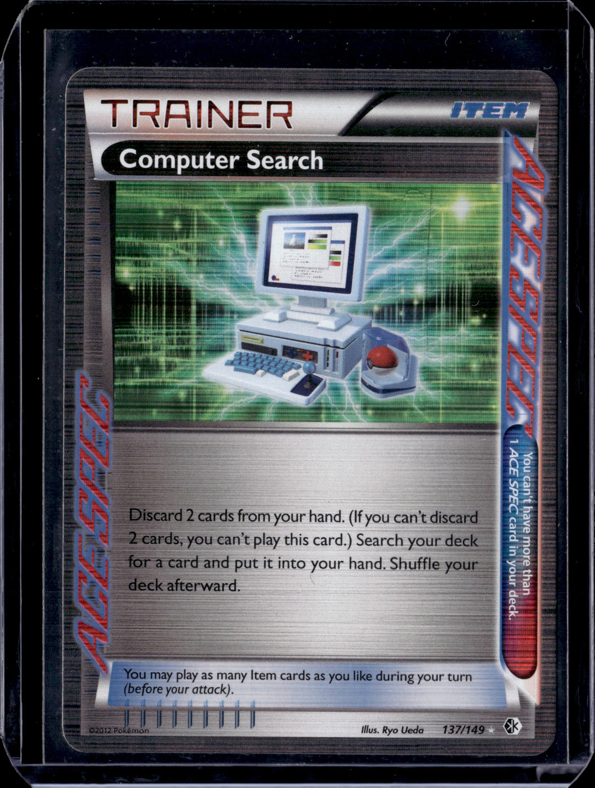 Computer Search Boundaries Crossed #137/149 Holofoil Pokémon Card (front)