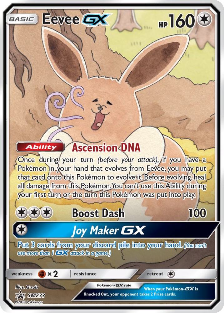 Eevee GX - SM233 SM233 Promo SM Promos Pokémon card