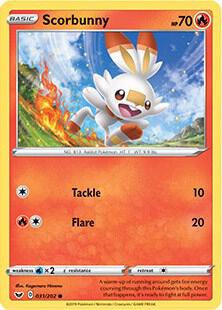 Scorbunny - 031/202 (Premium Collection) Promo Miscellaneous Cards & Products