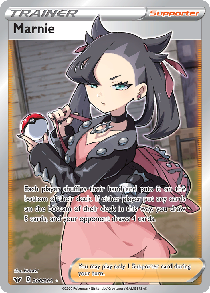 Marnie 200/202 Rare Ultra Sword & Shield