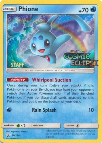 Phione - SM220 (Prerelease) [Staff] SM220 Promo SM Promos Pokémon card