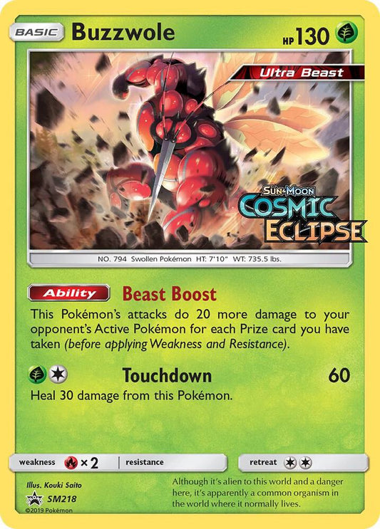 Buzzwole - SM218 (Prerelease) SM218 Promo SM Promos Pokémon card