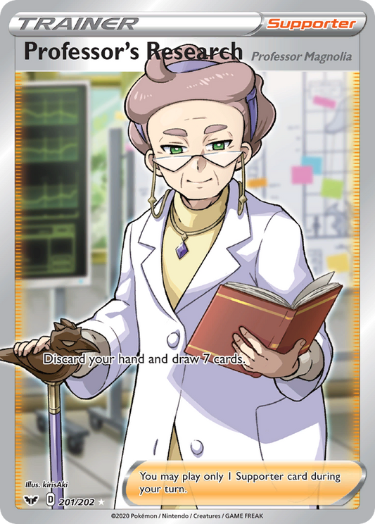 Professor's Research (Professor Magnolia) 201/202 Rare Ultra Sword & Shield